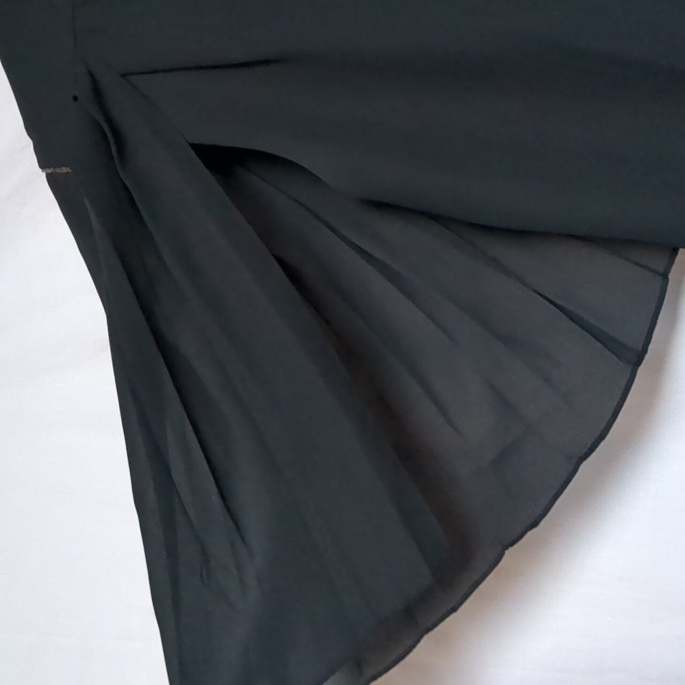 Tobi dress vintage Black cutout beaded sz Small - Picture 10 of 12
